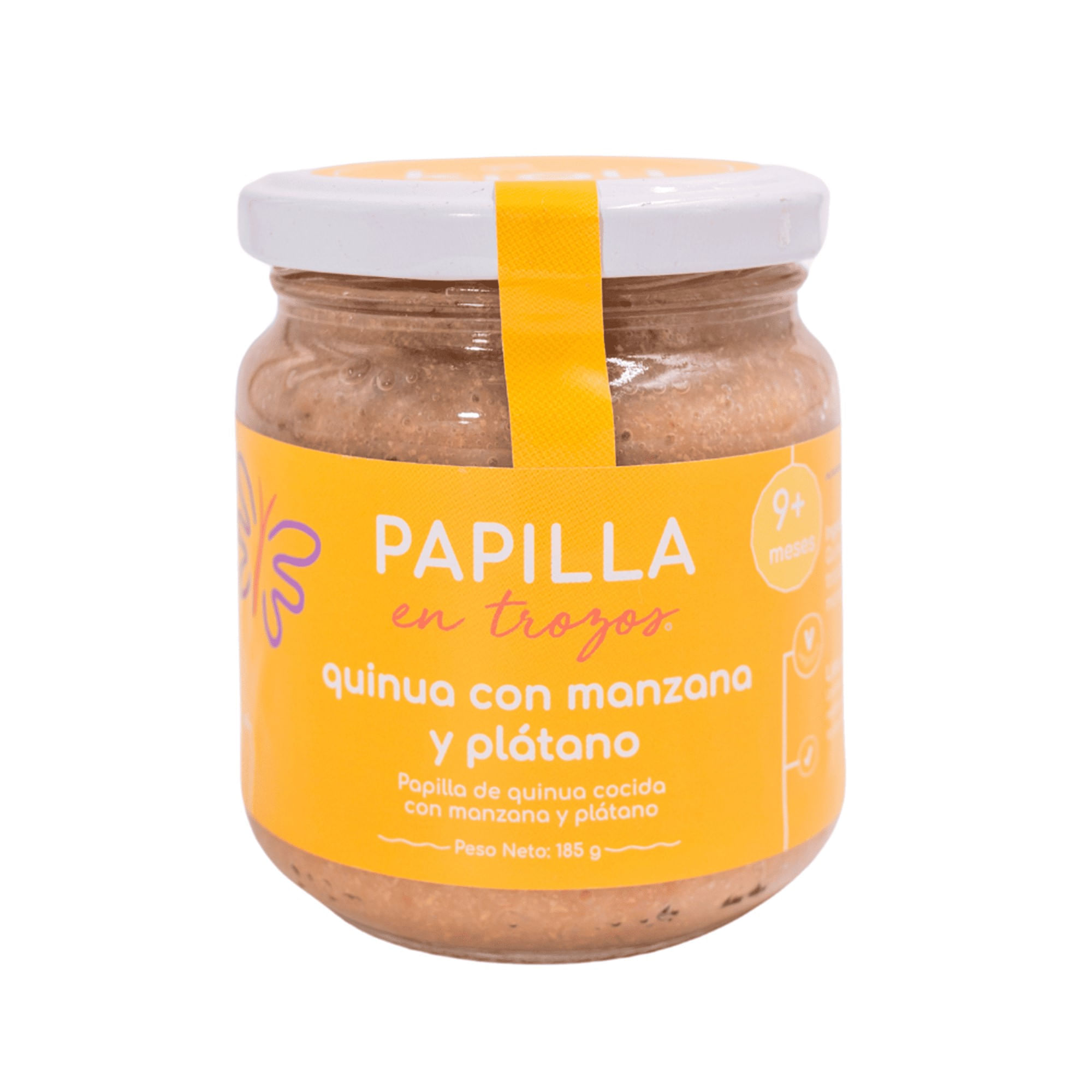 Papa, Quinua, Plátano y Manzana KIGLI REAL FOOD Frasco 185g