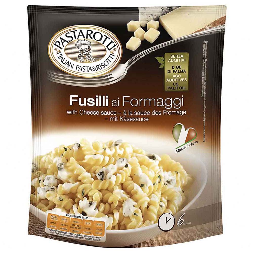 Fusilli al Formaggi PASTAROTTI Bolsa 175g