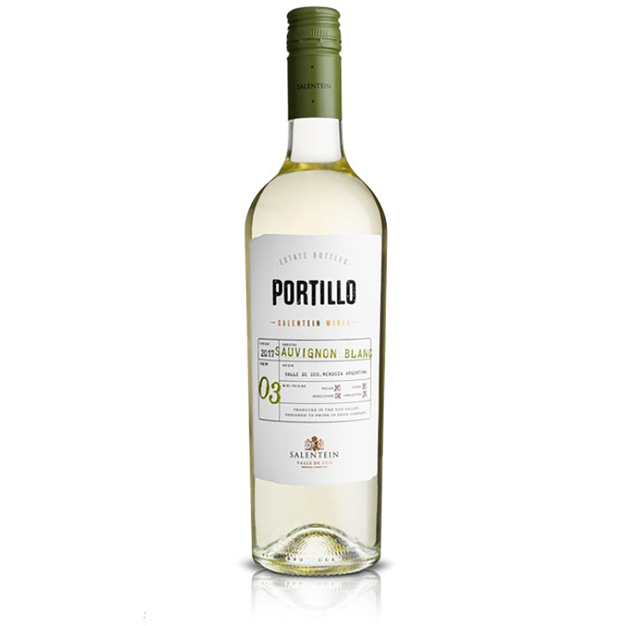 Vino Blanco EL PORTILLO Sauvignon Blanc Botella 750ml