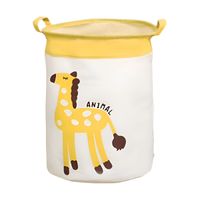 Cesto De Ropa Para Dormitorio Lavandería Diseño De Animales Jirafa