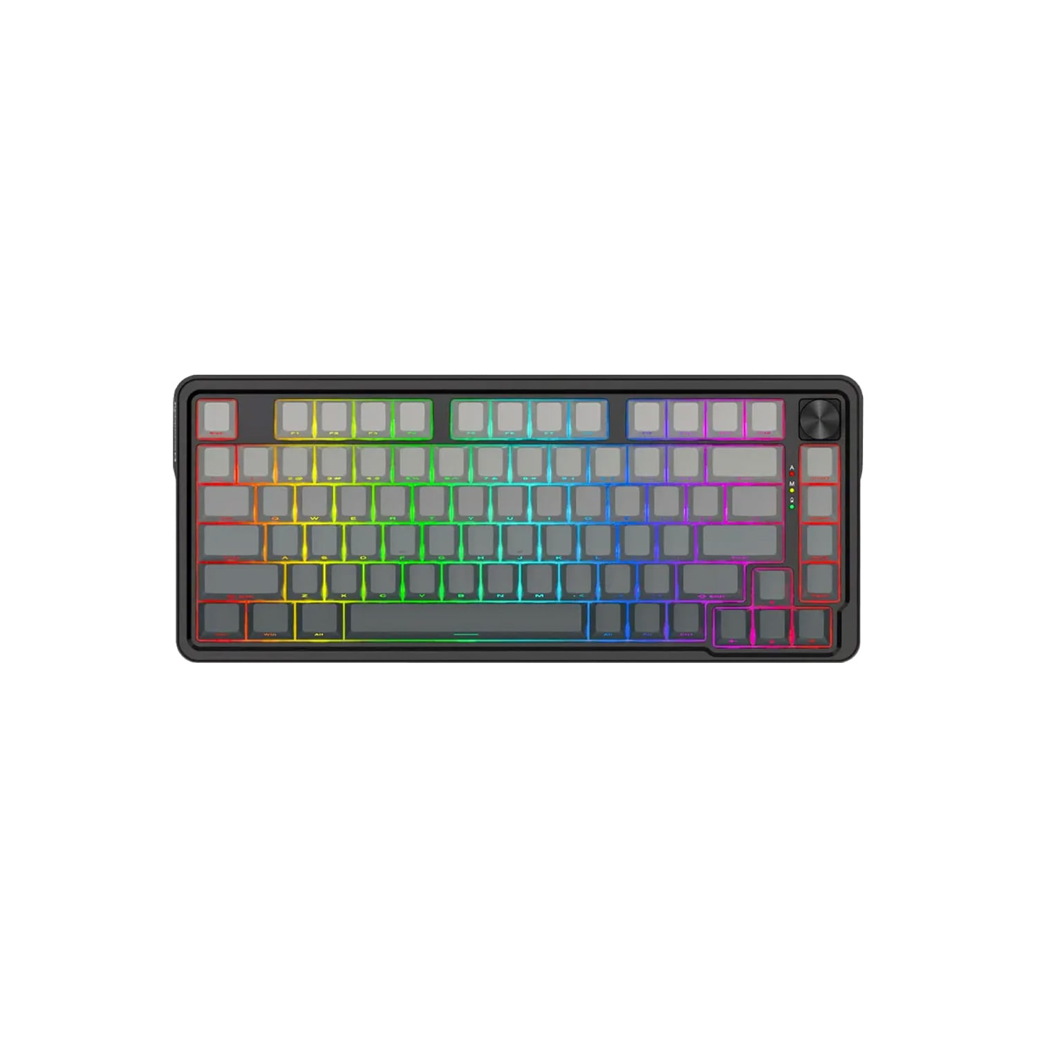Teclado Gamer Redragon Ucal Pro RGB Us Tri-modo K673 Negro Degradado