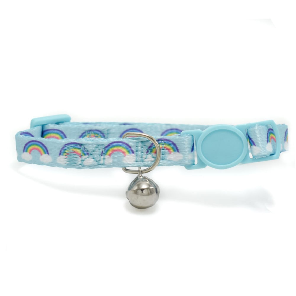 Collar para Gatos diseño Arcoiris
