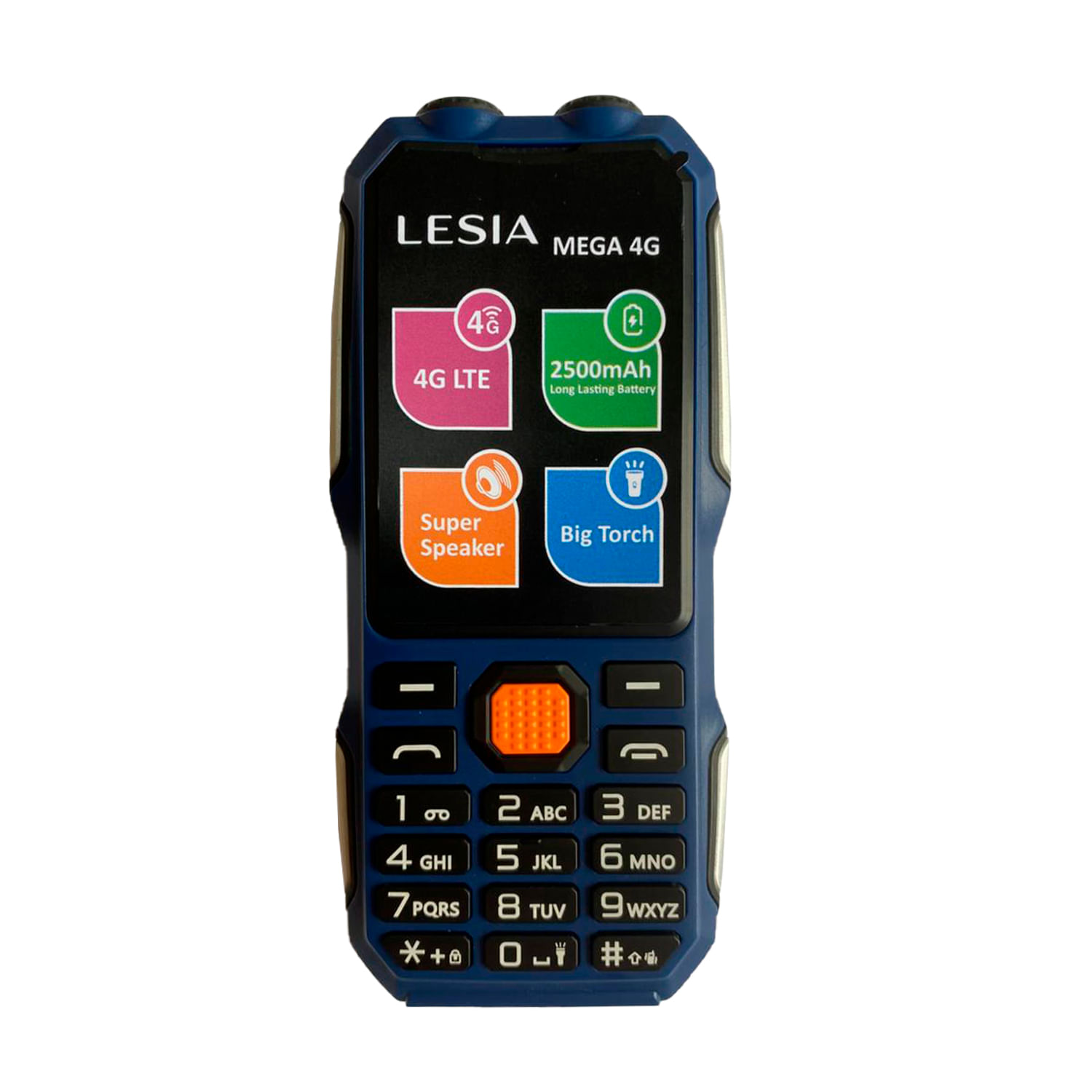 Smartphone LESIA MEGA 4G Blue Conectividad Rápida y Fluida
