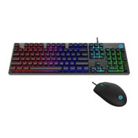 TECLADO Y MOUSE GAMER COMBO 2 EN 1  KM300F HP