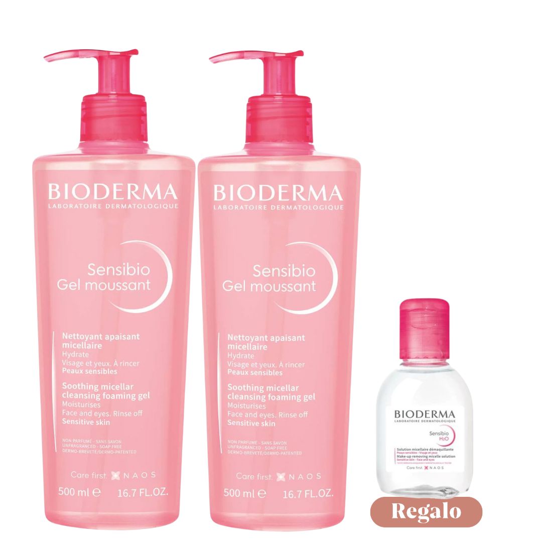 Duo Bioderma Sensibio Gel Moussant 500ml