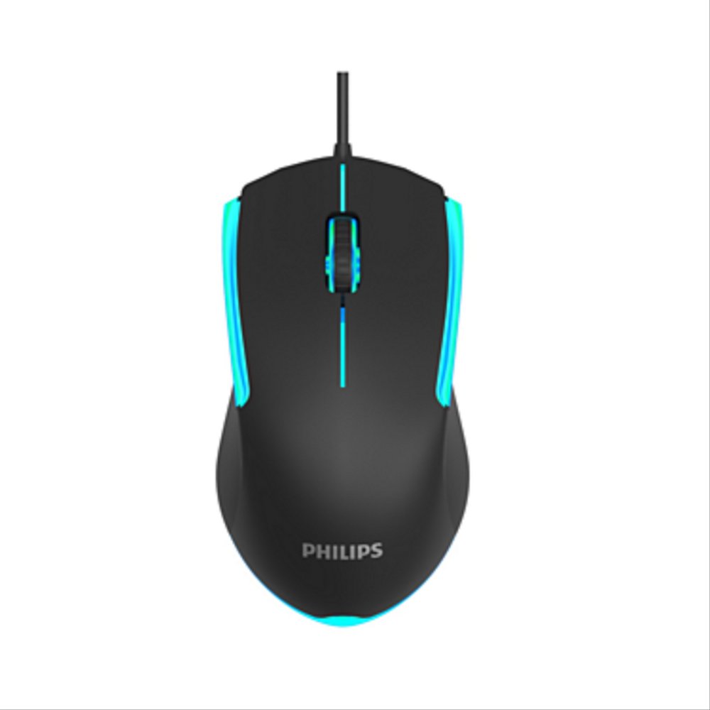 MOUSE GAMER MAX 6400 DPI PHILIPS SPK9413 - NEGRO