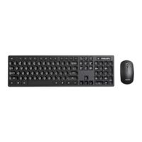 Combo Teclado y Mouse Inalámbrico Philips SPT6315 Negro