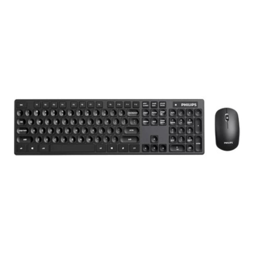 Combo Teclado y Mouse Inalámbrico Philips SPT6315 Negro