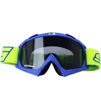 GAFAS CROSS SH-16 EVO AZUL/AMA VISOR HUM