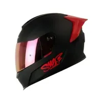 CASCO SH-502 SP SOLID NEGRO MATE/ROJO L