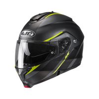 HJC C91 TERO NEGRO/GRIS/AMARILLO XL