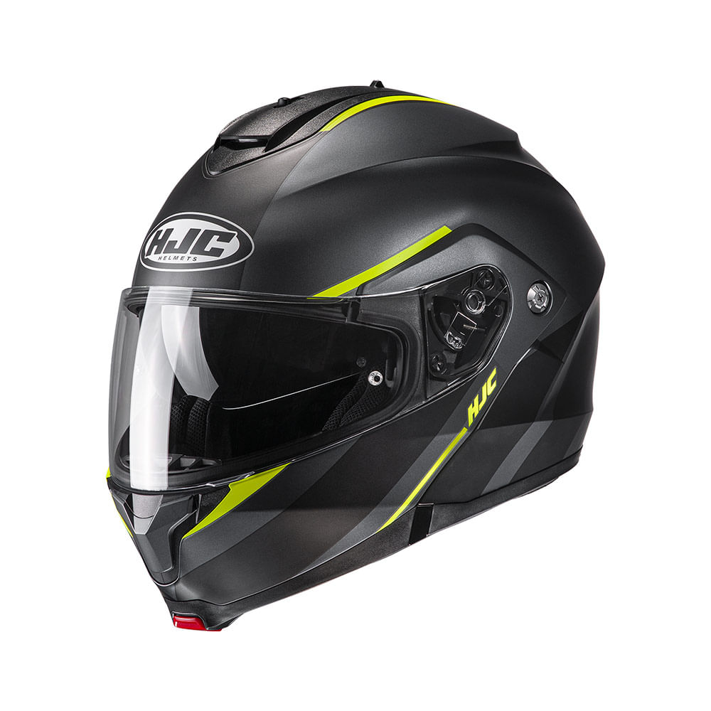 HJC C91 TERO NEGRO/GRIS/AMARILLO XL