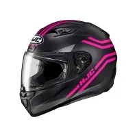 HJC I10 STRIX NEGRO/GRIS/FUCSIA L