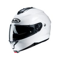 HJC C91 SOLID BLANCO BRILLO XL