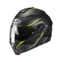 HJC C91 TERO NEGRO/GRIS/AMARILLO L