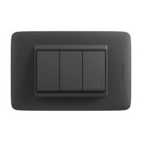 Interruptor Triple Negro Dplus Bticino