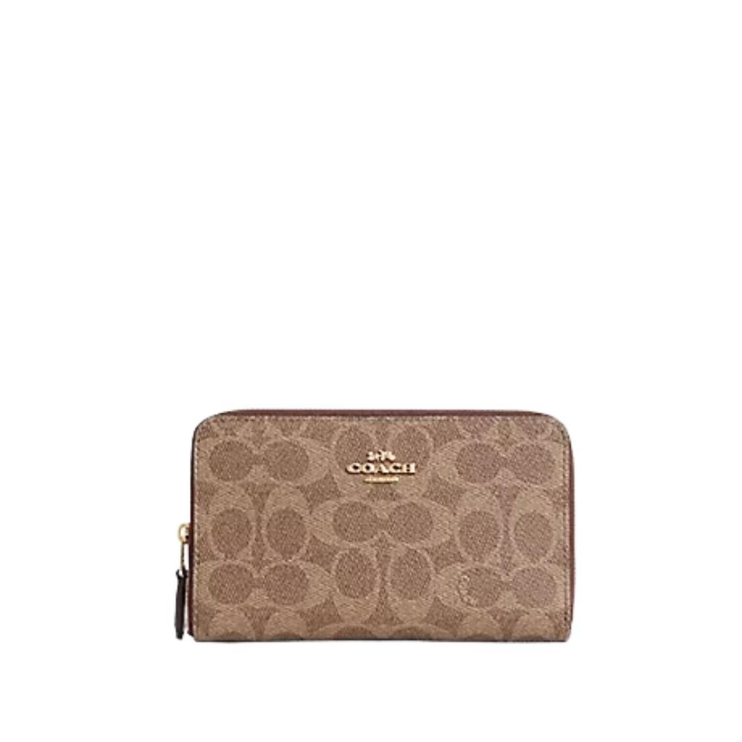 Billetera Coach Canvas Signature