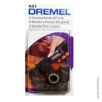 Banda de Lija 1/4"" Grano 60 Dremel 431