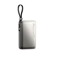 Power Bank Remax RPP-19 Amber Silver 10000mAh cable integrado