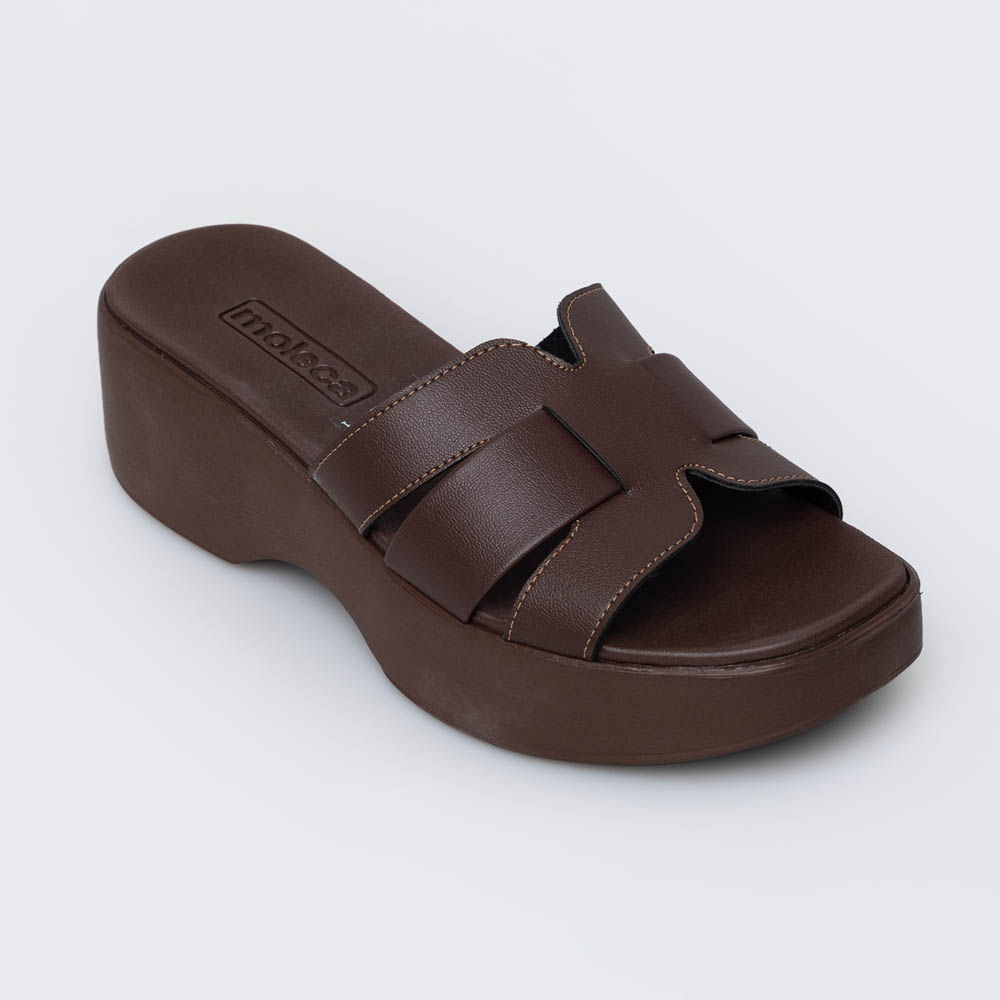 SANDALIAS MUJER MOLECA MARRON 5503.119.9569