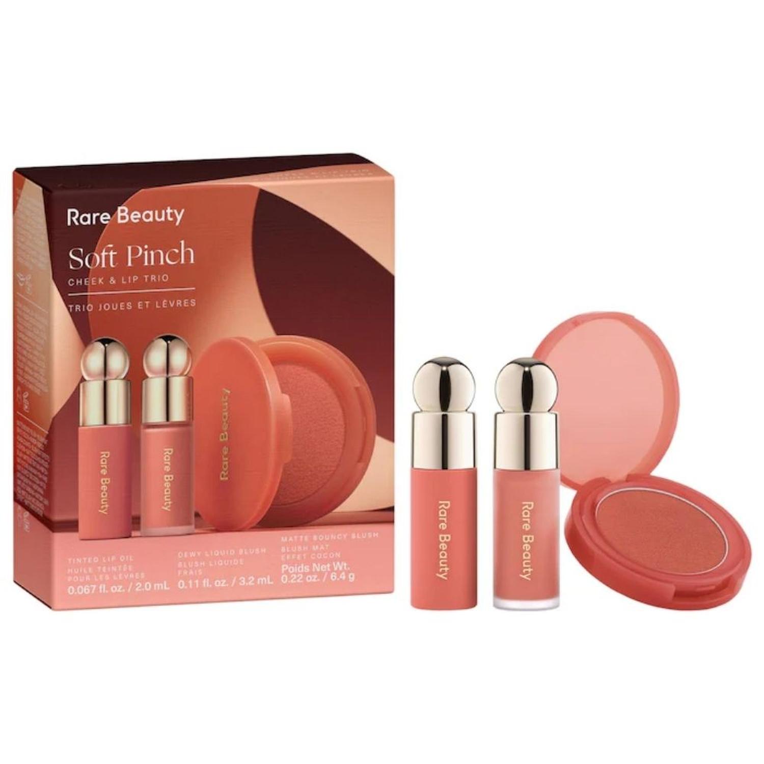 Gift Set Rubor liquido, Tinte Labial y Rubor Rare Beauty by Selena Gomez Soft Pinch
