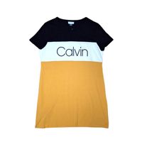 Vestido Manga Corta Calvin Klein Tricolor