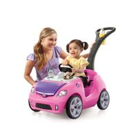 Carrito de Paseo Rosado para Niñas STEP 2 con guiador