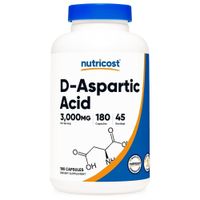 Ácido Aspartico Nutricost 3000 Mg 180 Capsulas