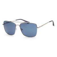 Lentes de Sol Calvin Klein para Hombre CK19136S-045 Plateado Azul