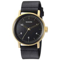 Reloj Nixon Stark A11941031 Acero Inoxidable Correa de Cuero Negro