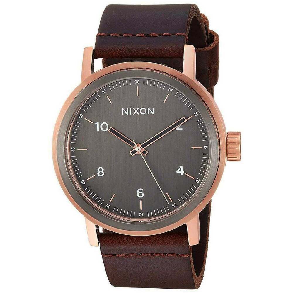 Reloj Nixon Stark A11942001 Acero Inoxidable Correa de Cuero Marrón