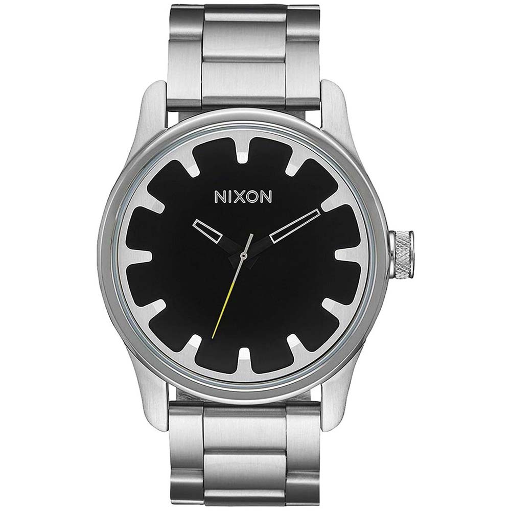 Reloj Nixon Driver A979000 Acero Inoxidable Plateado Negro