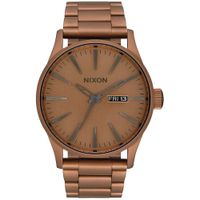 Reloj Nixon Sentry A3563165 Fecha Acero Inoxidable Bronce