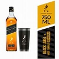 Whisky JOHNNIE WALKER Black Label Botella 750ml + Vaso Tumbler