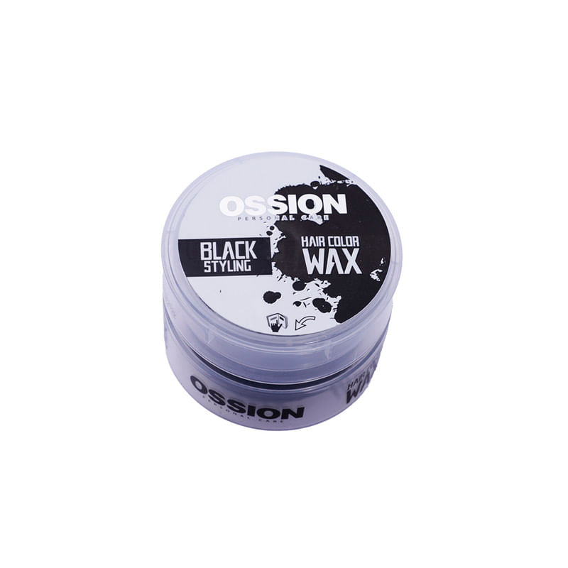 Cera de Color para Cabello Temporal Black OSSION