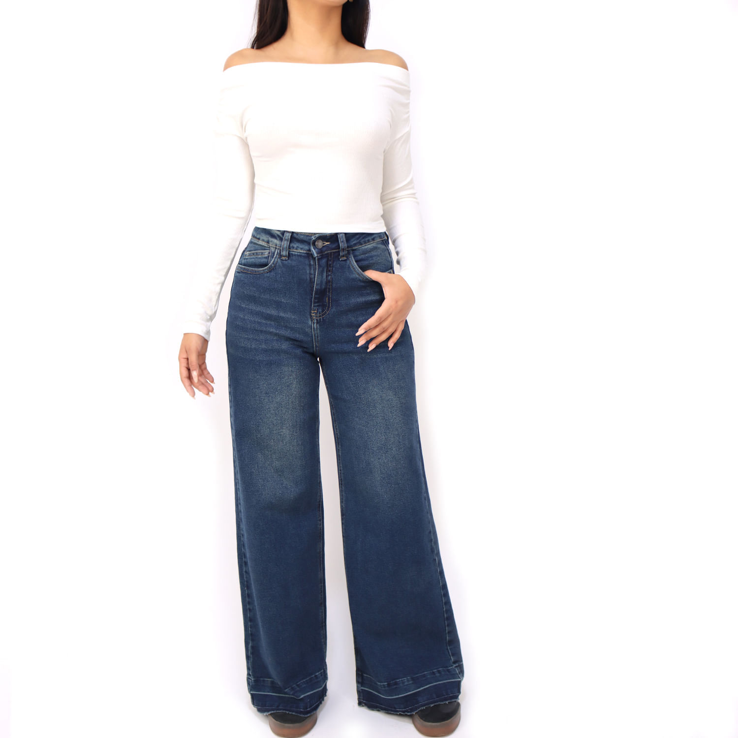 Jean Mujer Kayra Poblet Wide Vintage Ds Desv A