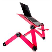 MESA COOLER PARA LAPTOP PLEGABLE CON POSA MOUSE PRO MAGENTA