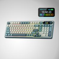 Teclado gamer Royal Kludge RK-S98 Inalámbrico Light Cloud