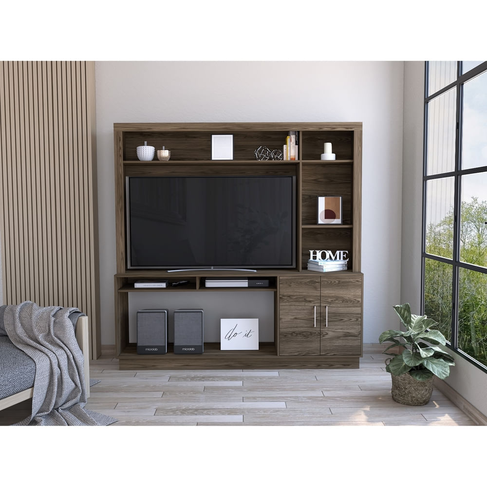 Estante Tv55"" Cantabria 2 Puertas Milan