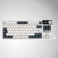 Teclado gamer Royal Kludge RK-S85 TKL Inalàmbrico White Night