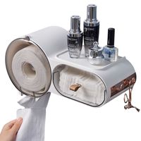 Dispensador De Papel Premium Con Ganchos Blanco