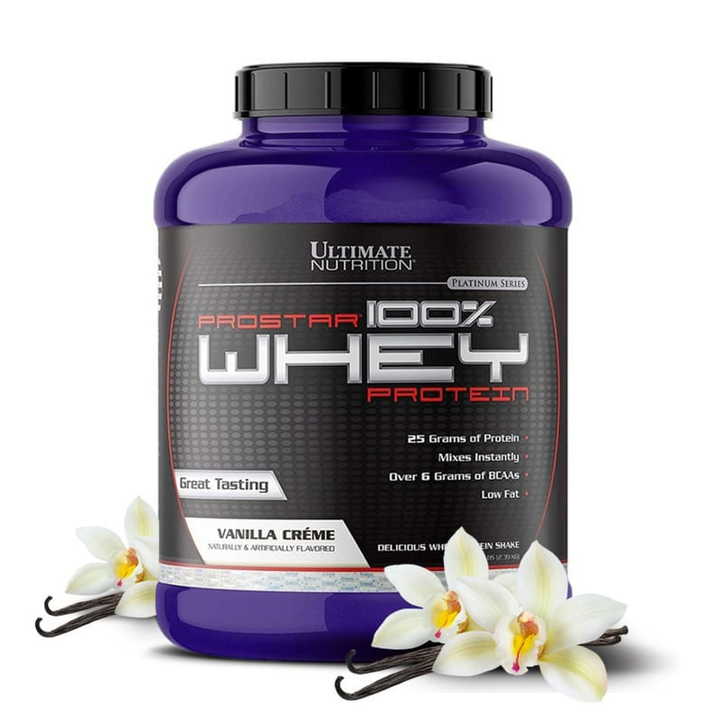 Proteína Prostar Whey 5.28lb - Ultimate Nutrition - Vainilla Créme