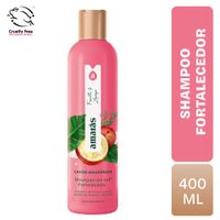 Shampoo sin Sal Fortalecedor AMARÁS Largo Amazónico Pote 400ml