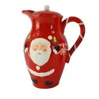 Jarra Navideña con diseño Papa Noel