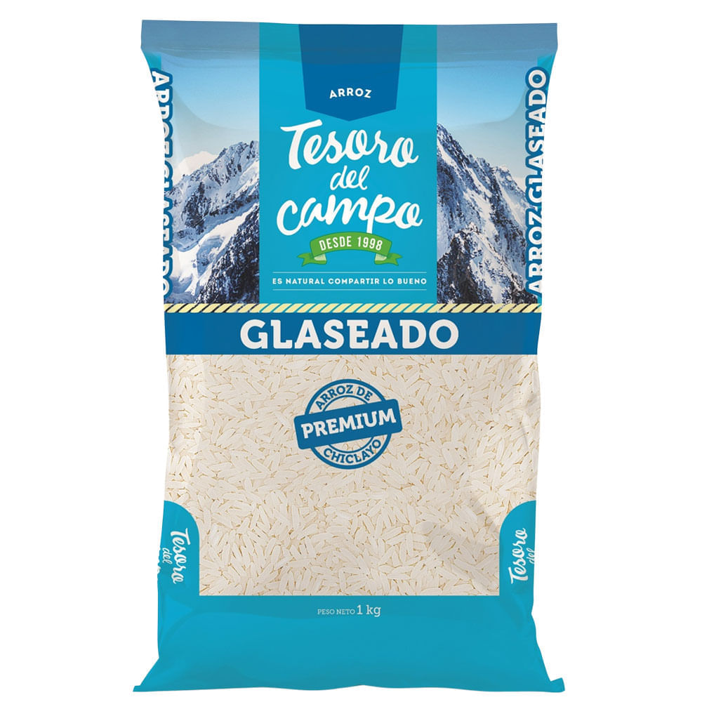 Arroz Glaseado TESORO DEL CAMPO Bolsa 1Kg