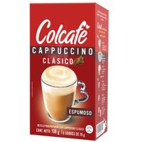 Mezcla para Preparar Café COLCAFÉ Capuccino Clásica Caja 108g