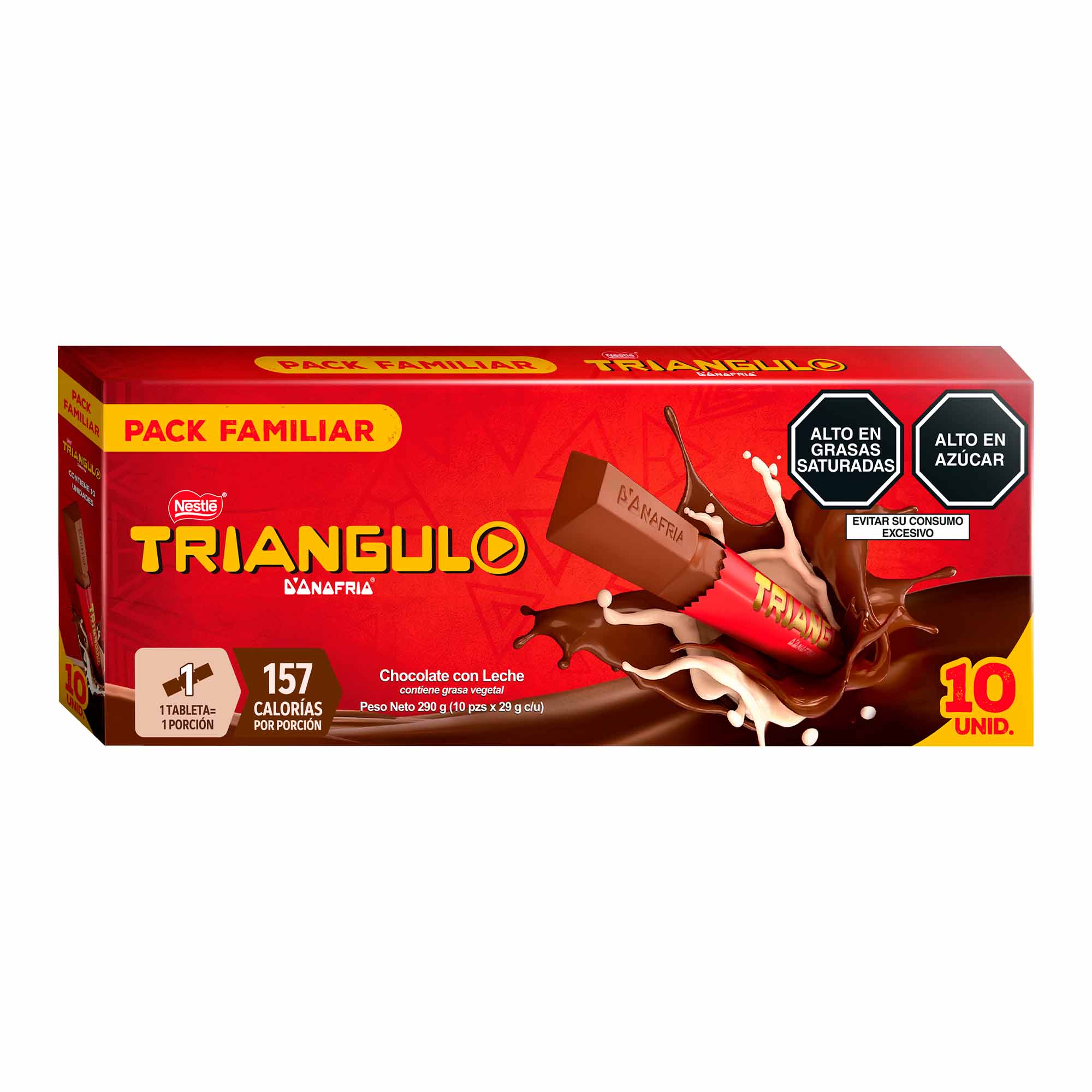 Chocolate NESTLÉ Triángulo Clásico Caja 10un