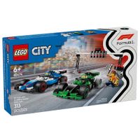 Set Parrilla F1 con Coches LEGO 60474