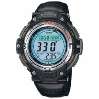 Reloj Casio Twin Sensor SGW100B-3V Brújula Termómetro Luz Led Correa Nylon Verde