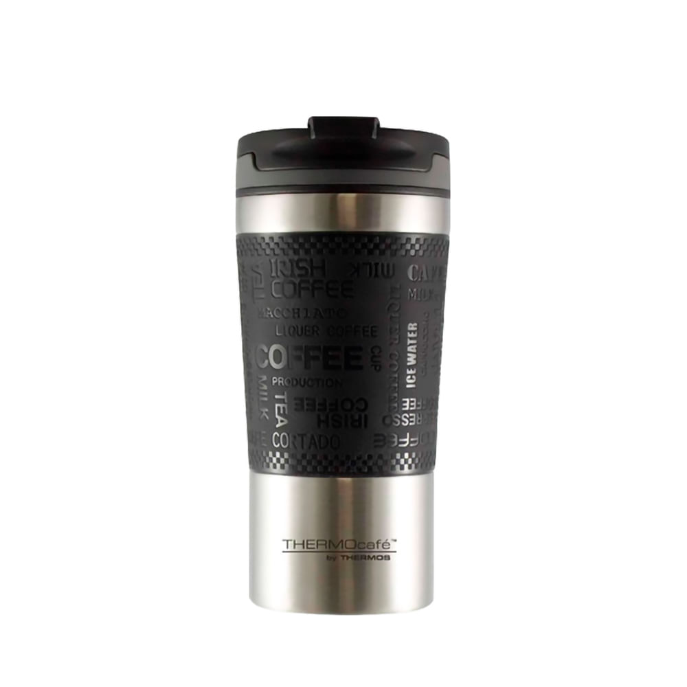 Mug Taza de Acero Inoxidable Thermos 360 ml Barista Negro